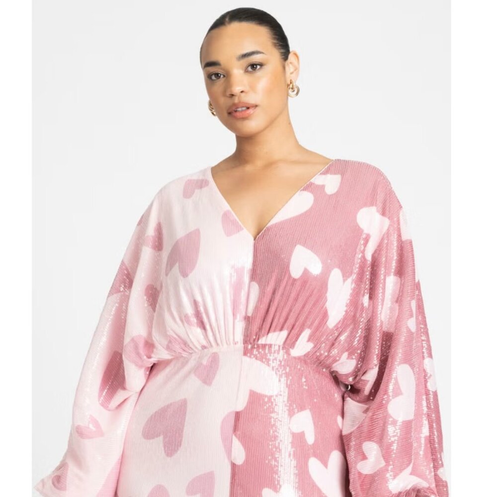 Eloquii Split Pattern Dress